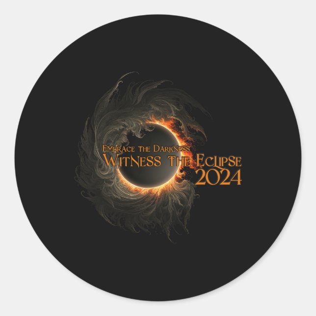 Adesivo Camisa De Eclipse Solar Total Abril 8 Embriagarem  (Frente)