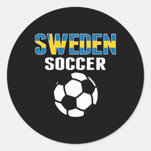 Adesivo Camisa de Fã de Futebol Orgulhoso da Suécia - Apoi