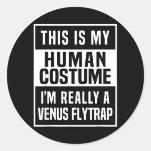 Adesivo Camisa de Fantasia de Venus Flytrap ideia engraçad