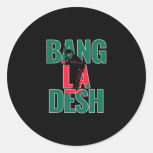 Adesivo Camisa de Fãs de Críquete de Ngladesh
