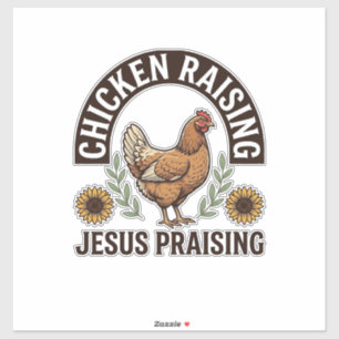 Adesivo Camisa de Fazenda Vintage de Criação de Frango Lou