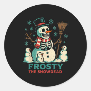 Adesivo Camisa de Frosty O Boneco de Neve Morto Humor Esqu