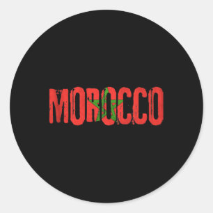Adesivo Camisa de Futebol da Bandeira Marroquina Marrocos