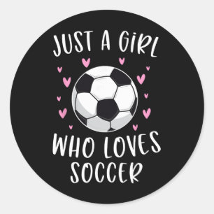 Adesivo Camisa de Futebol Fofo Para Meninas Só Uma Menina