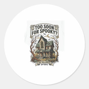 Adesivo Camisa de Halloween Antiga Roupa de Casa Assombrad