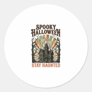 Adesivo Camisa de Halloween de Casa Assombrada com Fantasm