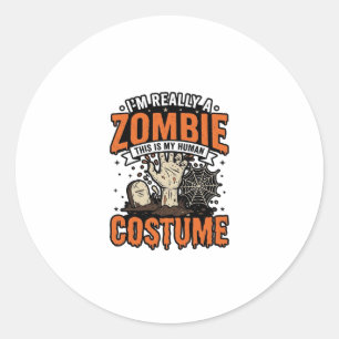 Adesivo Camisa de Halloween de Fantasia de Zumbi Vintage D