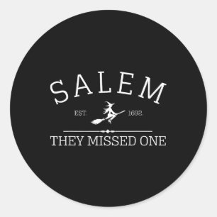 Adesivo Camisa De Halloween Salem 1692 Eles Perderam Um
