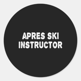 Adesivo Camisa de Instrutor de Apres Ski Mulheres Homens E
