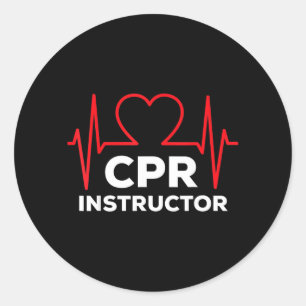 Adesivo Camisa De Instrutor De Rcp Gráfico De Batimento Ca