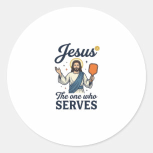 Adesivo Camisa de Jesus Pickleball O Que Serve