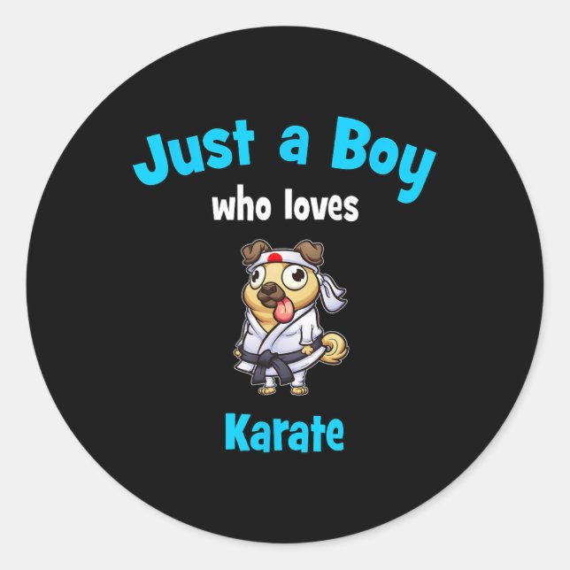 Adesivo Camisa De Karate Para Rapazes (Frente)