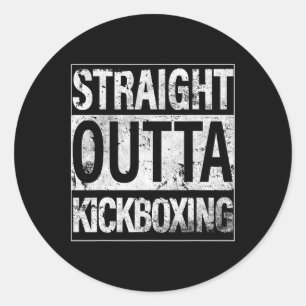 Adesivo Camisa de Kickboxing Simplesmente do Kickboxing T 