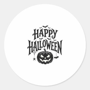 Adesivo Camisa de Morcego de Abóbora Feliz do Halloween Vi