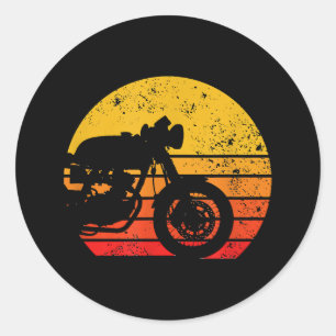 Adesivo Camisa de motocicleta Vintage Retro T-Shirt para C