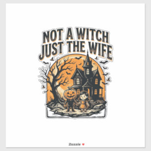 Adesivo Camisa de Mulher de Halloween Design de Casa Assom