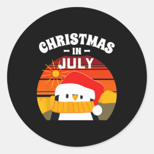 Adesivo Camisa De Natal Em Julho Camisas De Verão Pinguim 