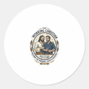 Adesivo Camisa de Ofícios de Construção de Jesus Gráfico C
