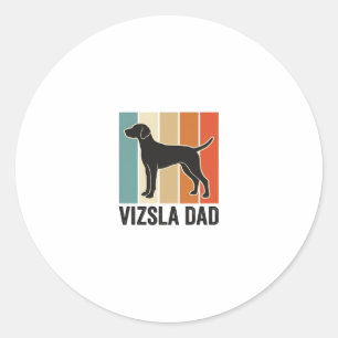 Adesivo Camisa de Pai de Vizsla Vintage Design de Amante d