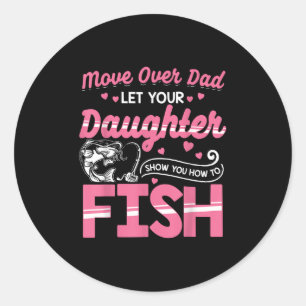 Adesivo Camisa de Pesca Filha Pai Filha Correspondência Pe