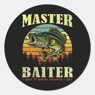 Adesivo Camisa de pesca Mestre-iscador Engraçado B Pai