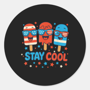 Adesivo Camisa de Picolé Stay Cool para Meninos e Homens 4