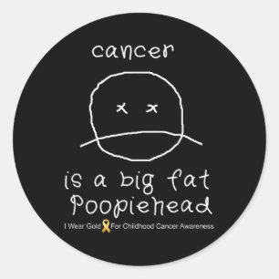 Adesivo Camisa de Sensibilização para o Cancer infantil _