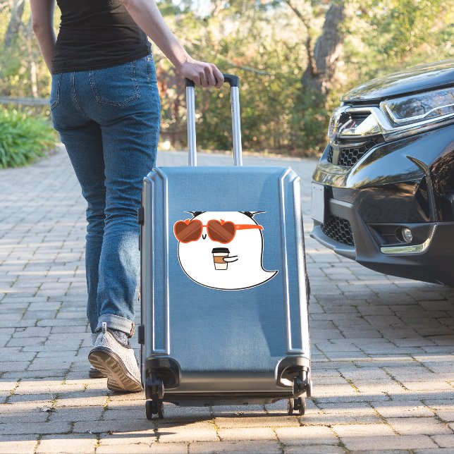 Adesivo Camisa de T-Shirt Clássica Cute Ghost (Mala Insitu)