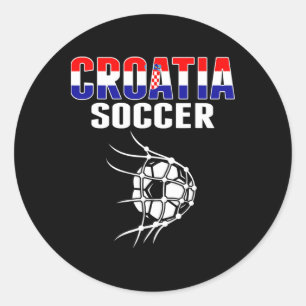 Adesivo Camisa de Torcedor de Futebol da Croácia - Apoie o