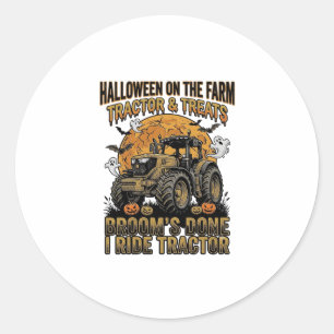 Adesivo Camisa de Trator de Halloween Camisa de Bruxa Dive