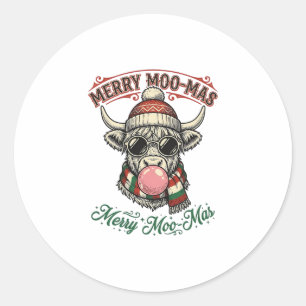 Adesivo Camisa de Vaca de Natal Desenho Fofo de Férias de 