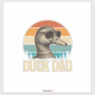 Adesivo Camisa Desi do Papai Pato com Gravação Vintage e P