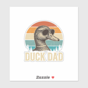 Adesivo Camisa Desi do Papai Pato com Gravação Vintage e P