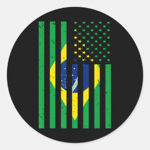 Adesivo Camisa do Brasil Brasil Futebol EUA Bandeira da Am