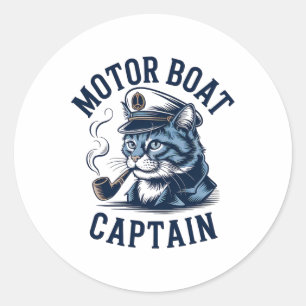 Adesivo Camisa do Capitão de Barco a Motor Cat Camisa Dive