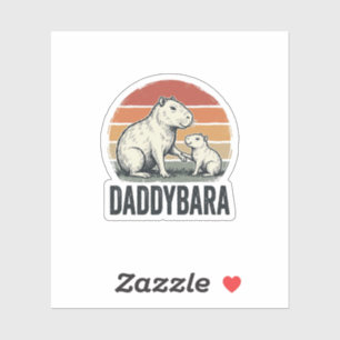 Adesivo Camisa do Capivara do Daddybara Design do Pôr do S