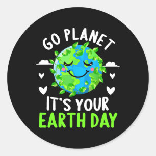 Adesivo Camisa do Dia da Terra Ir para o Planeta É o seu F