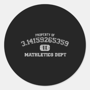 Adesivo Camisa Do Dia Pi 3.14 Pi Mathsport Departamento En