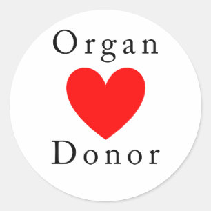 Adesivo Camisa do Organ Donor