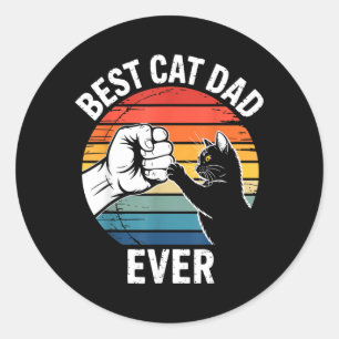 Adesivo Camisa do Pai de Gato Mais Ever Engraçada para Hom
