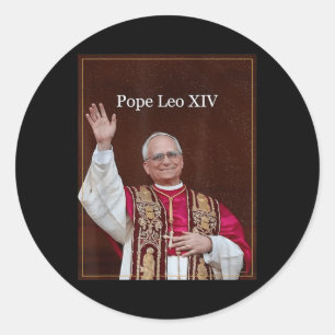 Adesivo Camisa do Papa deus abençoe Leo Xiv, Papa Leo Xiv