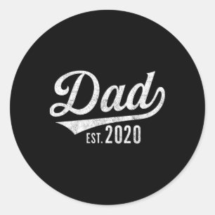 Adesivo Camisa do Papai de 2020 - Futuros Pais de Bebê