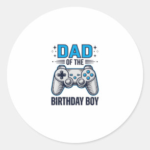 Adesivo Camisa do Papai do Menino Aniversariante Gamer Des