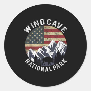 Adesivo Camisa do Parque Nacional Wind Cave Camping South