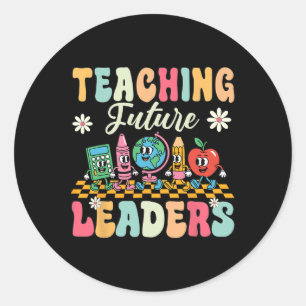 Adesivo Camisa do Primeiro Dia de Aula Ensinando Futuros L