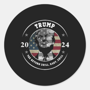 Adesivo Camisa do Trump Broca Byby Republicano Sarcástico