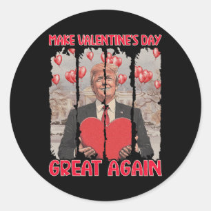 Adesivo Camisa do Trump Dia dos Namorados Faça o Dia dos N