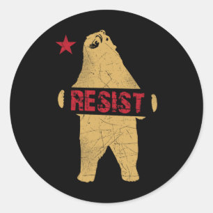 Adesivo Camisa do Urso da Califórnia resiste