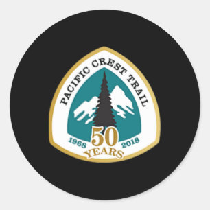 Adesivo Camisa Double Sided Pacific Crest Trail 50 Anos 