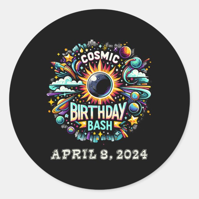 Adesivo Camisa Eclipse Solar 2024 (Frente)